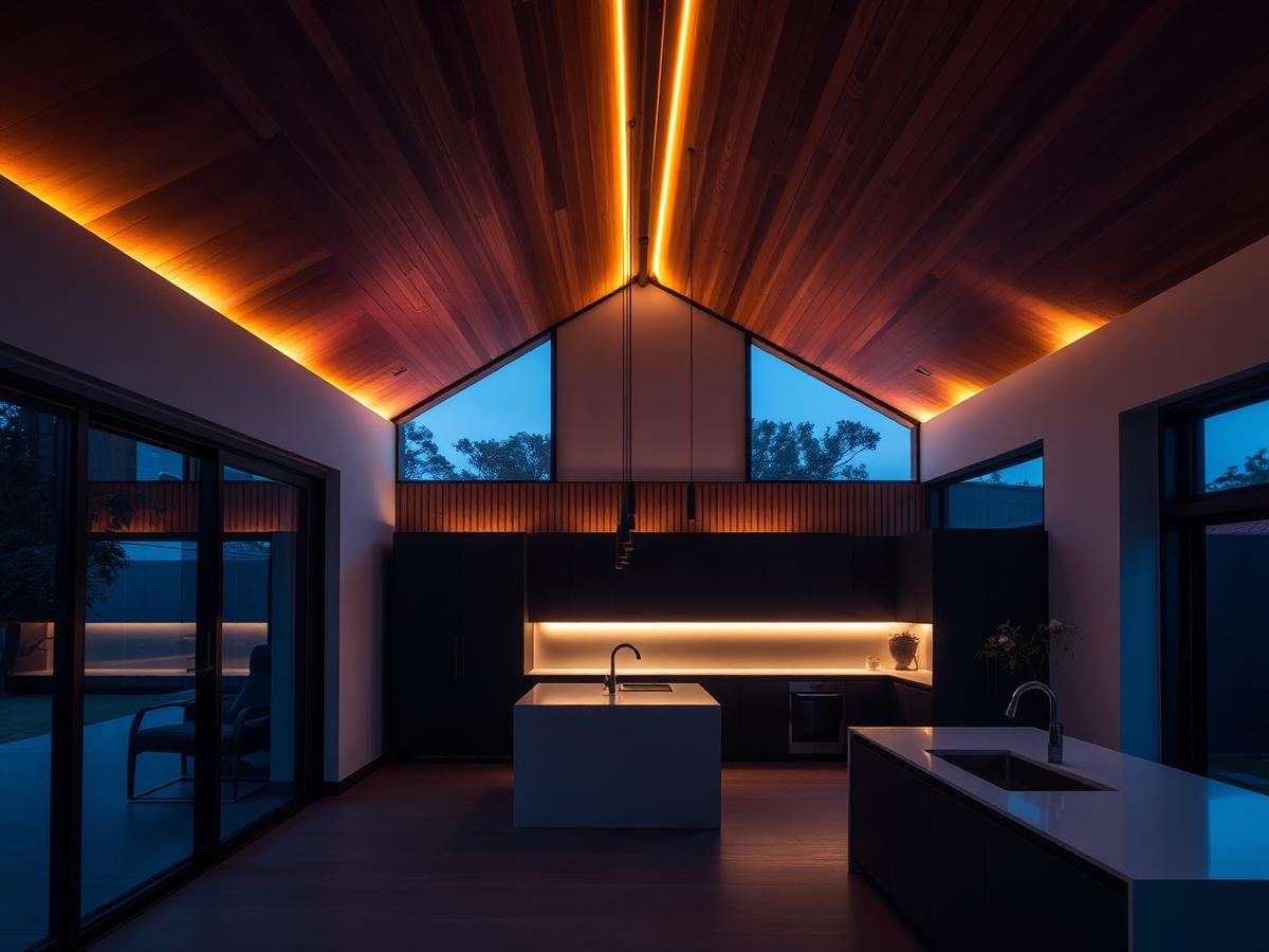Feature ceiling lighting